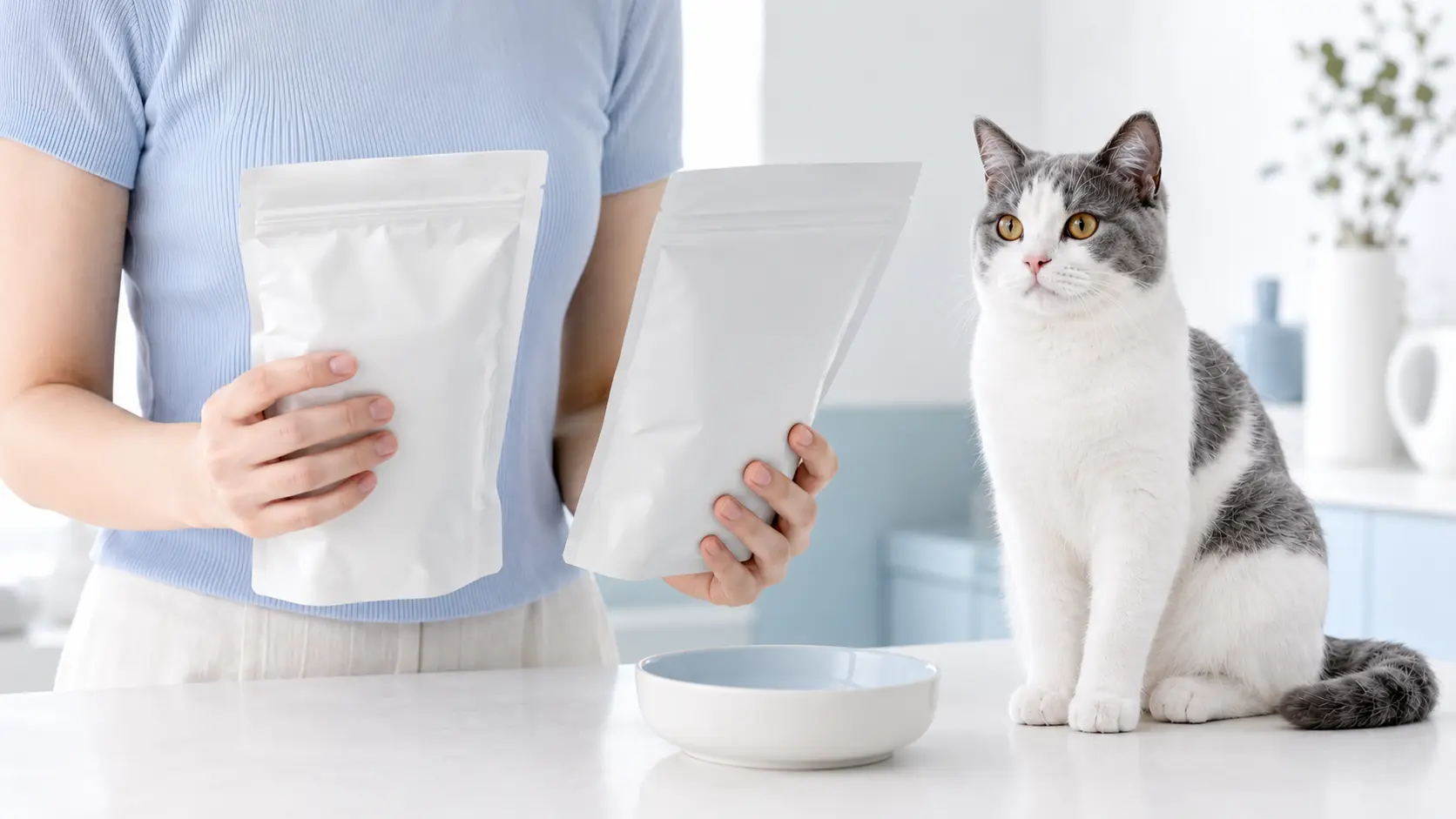 เจ้าของเปรียบเทียบฉลากอาหาร Functional Food สำหรับแมว