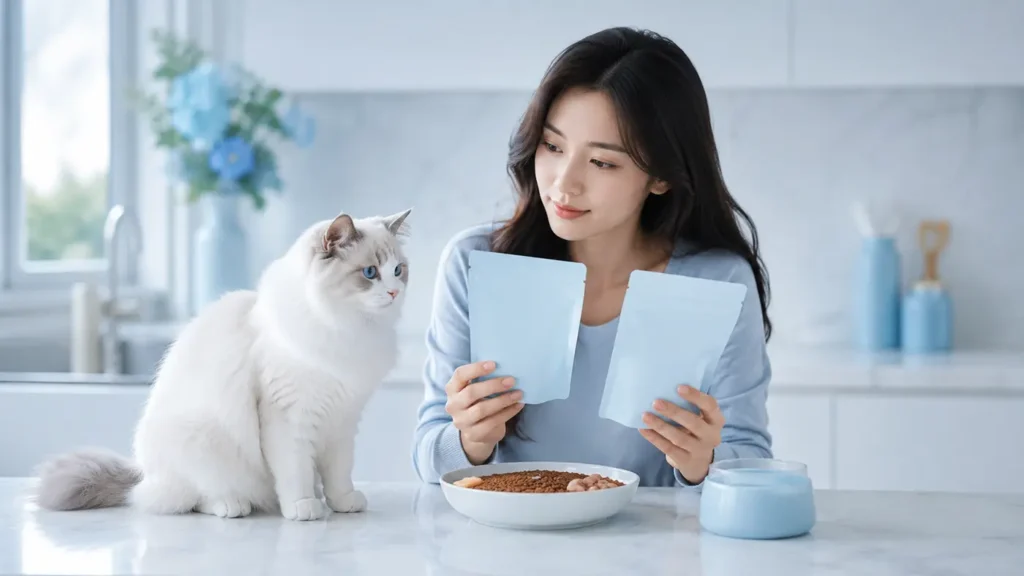 เจ้าของแมวเปรียบเทียบขนมแมว เพื่อเรียนรู้เรื่องโซเดียมอย่างเหมาะสม