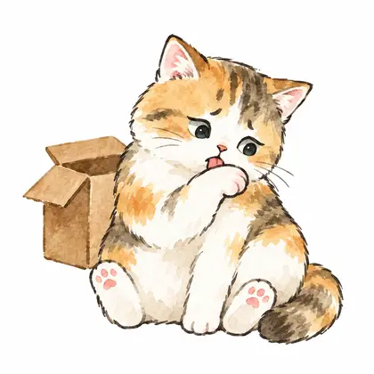แมวเลียขนถี่ขึ้นหลังย้ายบ้านหรือมีความเปลี่ยนแปลง