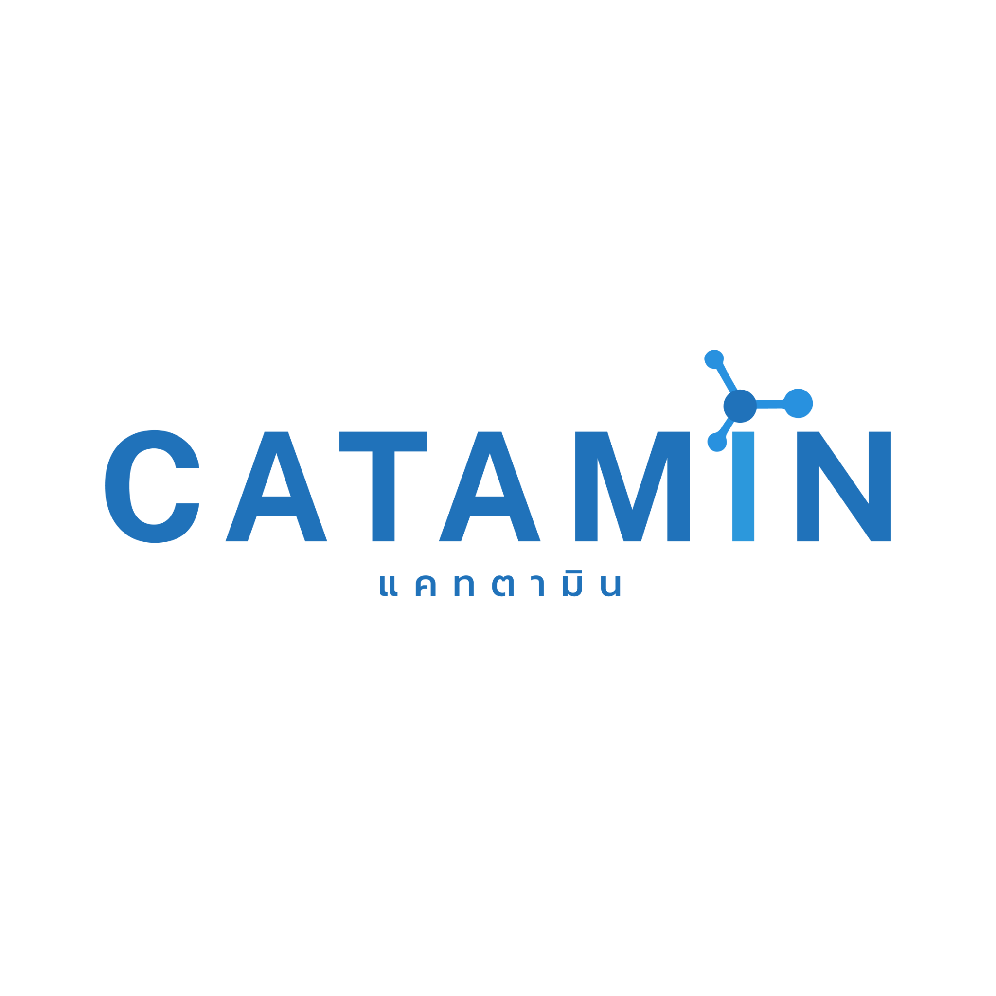 โลโก้ Catamin สีฟ้า